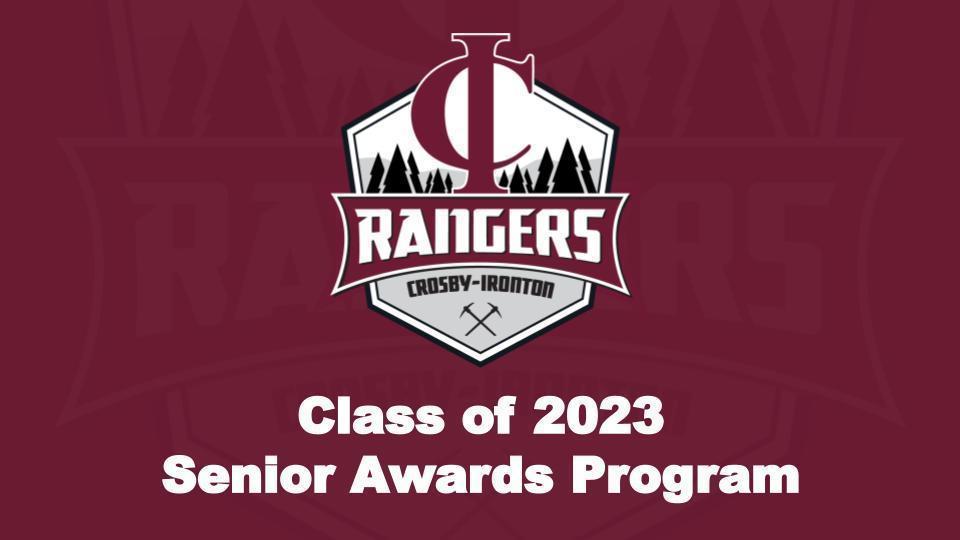 2023 senior awards program