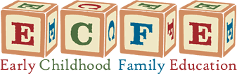 ECFE spelled out on blocks