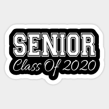clip art for senior class of 2020 in black and white