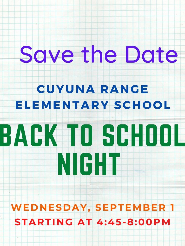 CRES back to school  night