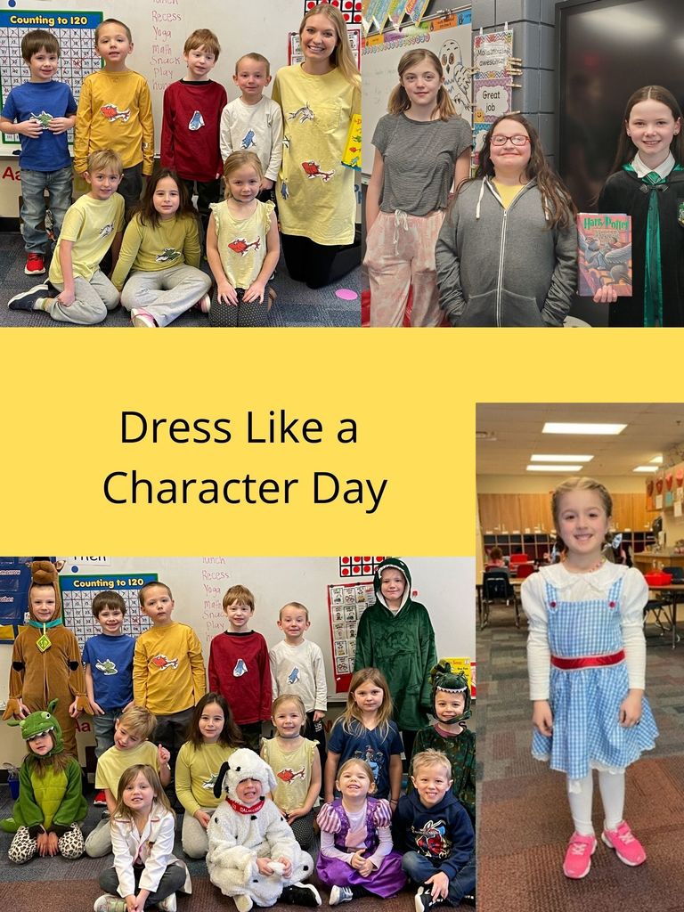 dress like a character day