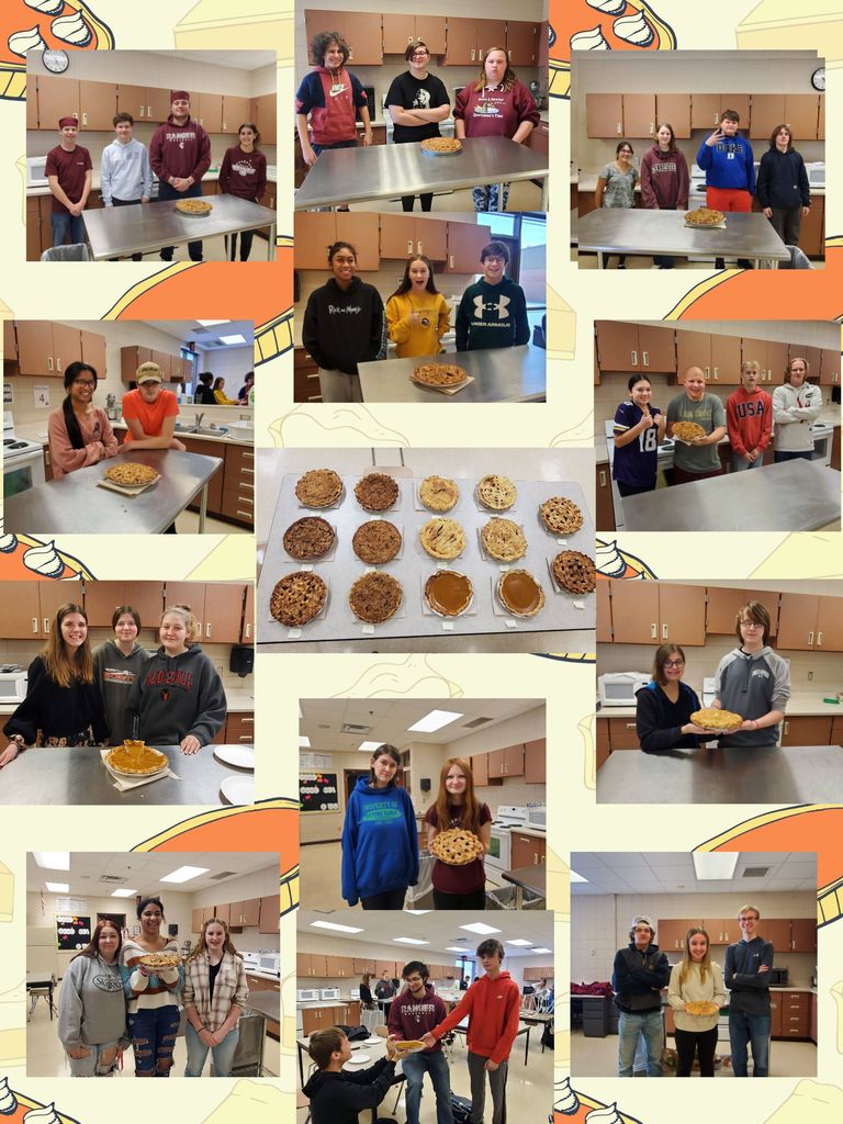 pie creations from students