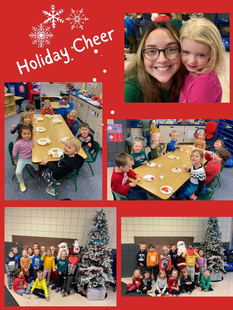 holiday cheer in Ms. Anna's room