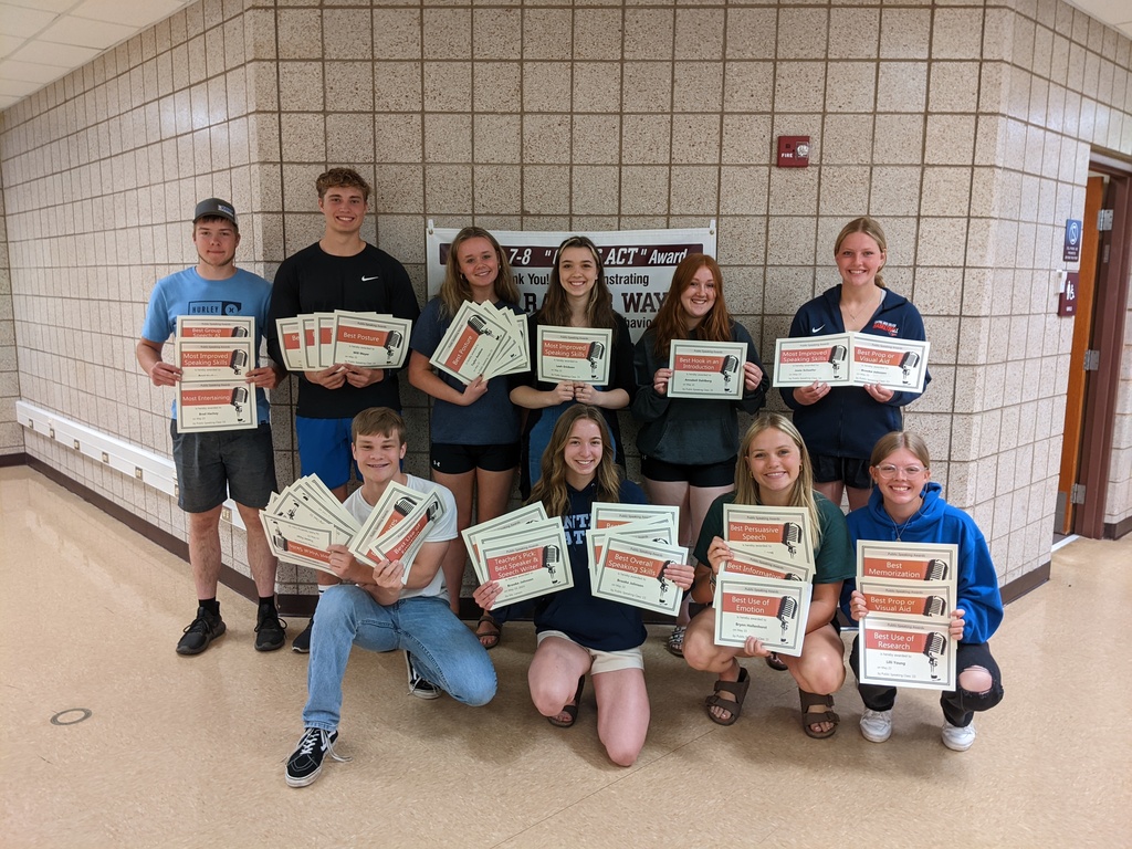 students with certificates