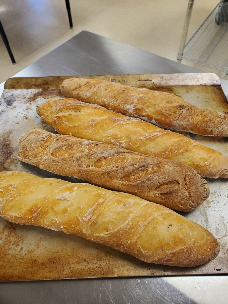 homemade baggettes