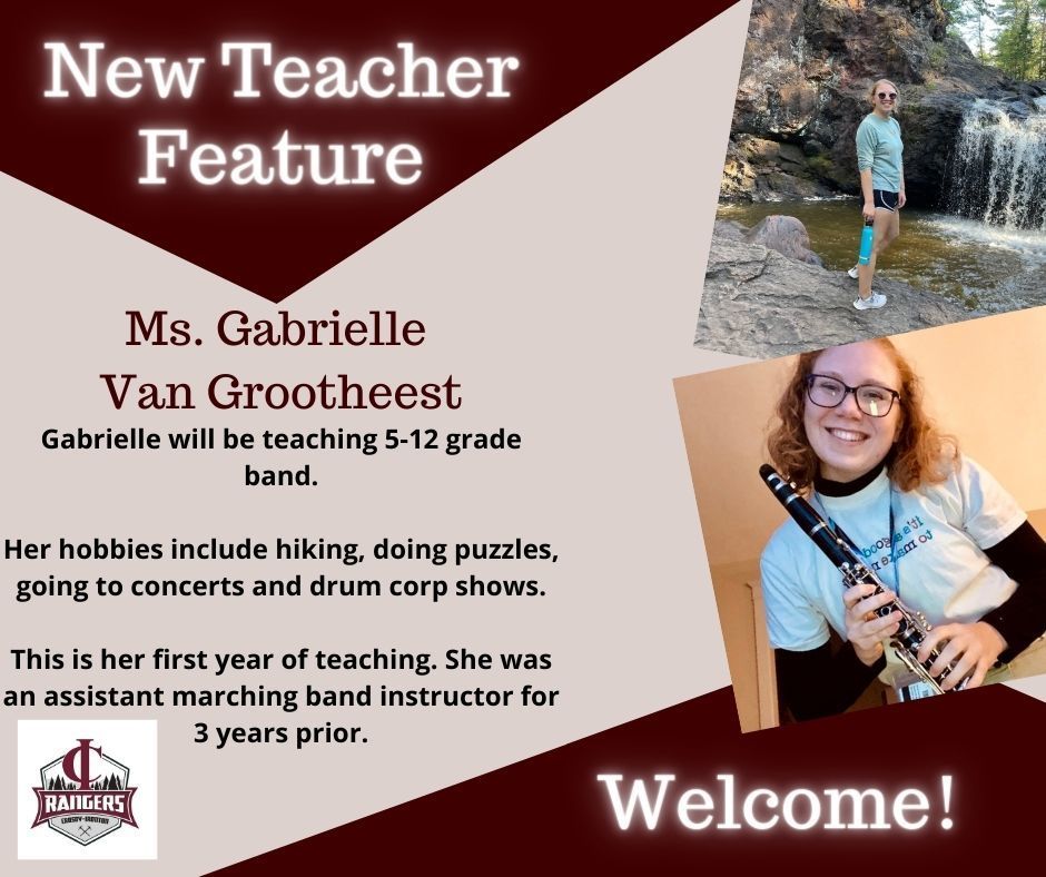new teacher Gabrielle Van Grootheest