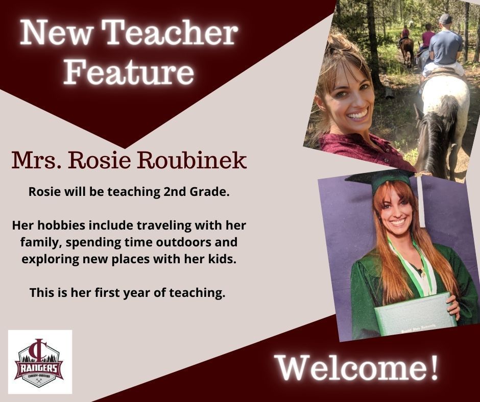 new teacher Rosie Roubinek