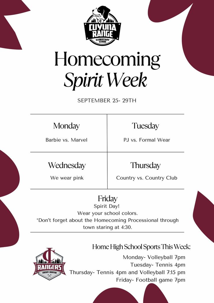 CRES homecoming spirit week
